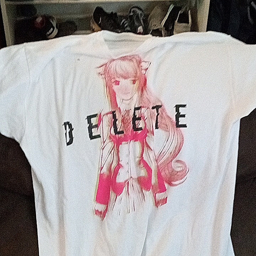 Spencer's ddlc anime shirt.
